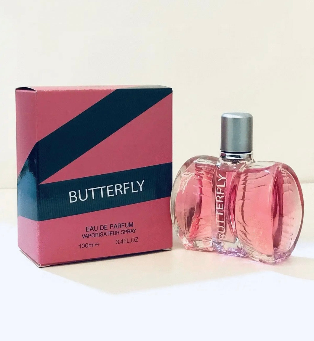 Long Lasting Butterfly Perfume for Women (Inspired By BonBon) 3.4 Oz/ 100 ML, Natural Spray