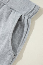 Cargar imagen en el visor de la galería, Light Grey Split Long Cardigan and Skinny Pants Lounge Set
