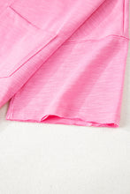Load image into Gallery viewer, Sachet Pink Loose Fit Half Sleeve T Shirt and High Waist Skirt Set
