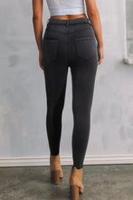 Cargar imagen en el visor de la galería, Black Skinny Fit Ankle High Waist Jeans
