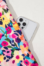 Load image into Gallery viewer, Pink Floral Puff Short Sleeve V Neck Mini Dress
