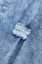 Load image into Gallery viewer, Ashleigh Blue Mineral Wash Bottom Cuff Distressed Wide Leg Jeans

