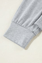 Cargar imagen en el visor de la galería, Light Grey Split Long Cardigan and Skinny Pants Lounge Set
