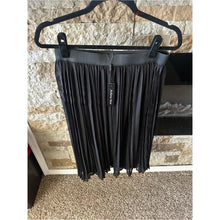 Load image into Gallery viewer, BNWT Black Pleated Midi Skirt - Sleek Women's A-Line
