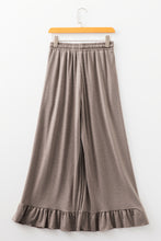 Load image into Gallery viewer, DUNE Ruffled Wide Leg Pull On High Waist Pants with Pockets

