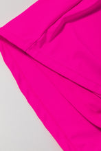 Cargar imagen en el visor de la galería, Hot Pink Pocketed Wide Waistband Swim Shorts
