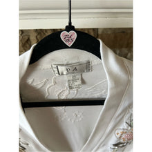 Load image into Gallery viewer, Vintage 80s Embellished Sequins Pearls Cardigan with Lace Buttons
