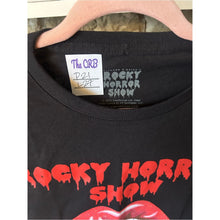 Cargar imagen en el visor de la galería, Brand New Rocky Horror Show Red &amp; Black Graphic Tee - Movie Halloween Glitter

