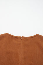 Load image into Gallery viewer, Cinnamon Solid Color Tie V Neck Sleeveless Corduroy Romper
