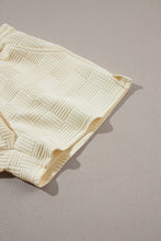 Cargar imagen en el visor de la galería, Apricot Textured Ruffled Sleeve Tee and Drawstring Shorts Set
