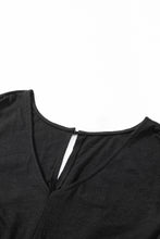 Cargar imagen en el visor de la galería, Black Plus Smocked High Waist Sleeveless V Neck Jumpsuit
