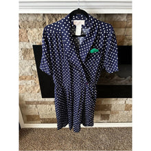 Cargar imagen en el visor de la galería, Vintage Nancy G Navy Polka Dot Jumpsuit Romper - Women
