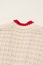 Load image into Gallery viewer, Apricot Bow Pattern Textured Open Front Baggy Cardigan
