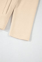 Load image into Gallery viewer, Apricot Solid Color Corduroy Buttoned Long Sleeve Shacket
