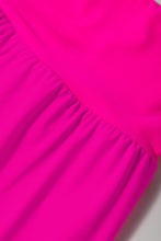 Cargar imagen en el visor de la galería, Hot Pink Pocketed Wide Waistband Swim Shorts
