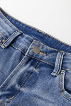 Cargar imagen en el visor de la galería, Ashleigh Blue Distressed Raw Hem Straight Leg High Waist Jeans
