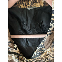 Load image into Gallery viewer, Vintage 90s Fuda International Leopard Cheetah Print Zip Up Bomber Windbreaker
