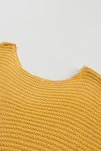 Cargar imagen en el visor de la galería, Ginger Solid Loose Knit Short Dolman Sleeve Sweater
