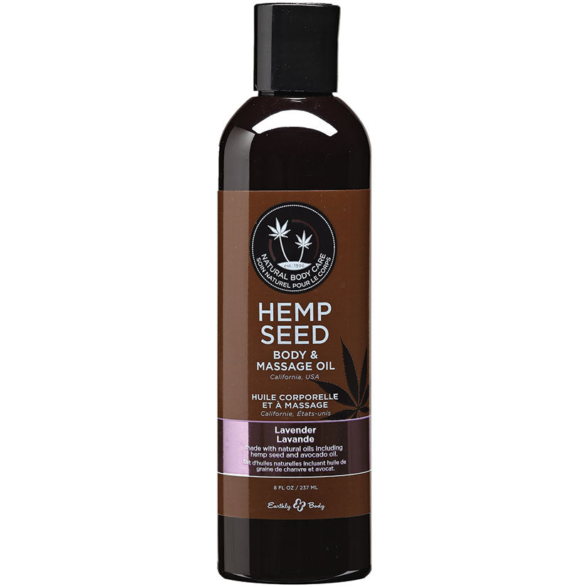Hemp Seed Body Oil-Lavender 8oz