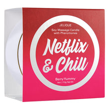 Cargar imagen en el visor de la galería, Netflix &amp; Chill Berry Yummy Oil Candle 4oz
