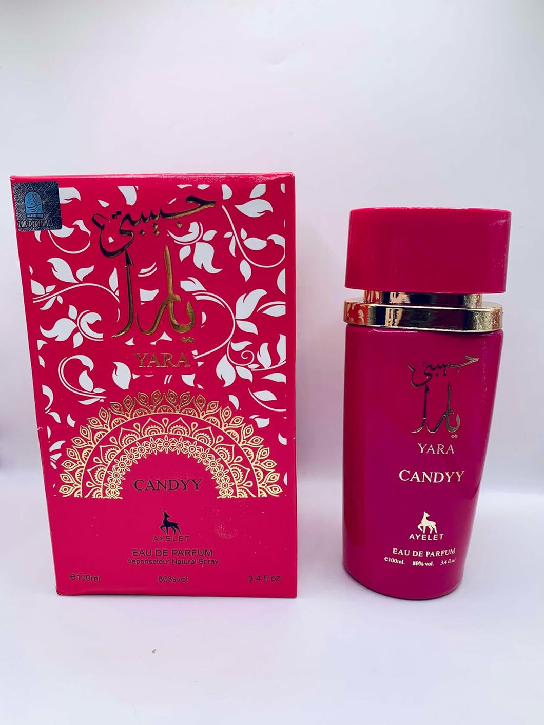 Long Lasting Ayelet Yara Candyy For Women 3.4 Oz/100 ML, Natural Spray With Notes of Mandarin, Strawberry Fizz Candy, & Vanilla Syrup