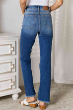 Load image into Gallery viewer, Judy Blue Full Size Distressed Raw Hem Jeans
