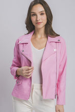 Cargar imagen en el visor de la galería, LOVE TREE Collared Neck Zip Up Jacket
